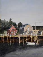 End of the Day, Vinalhaven by Randolph Nichols